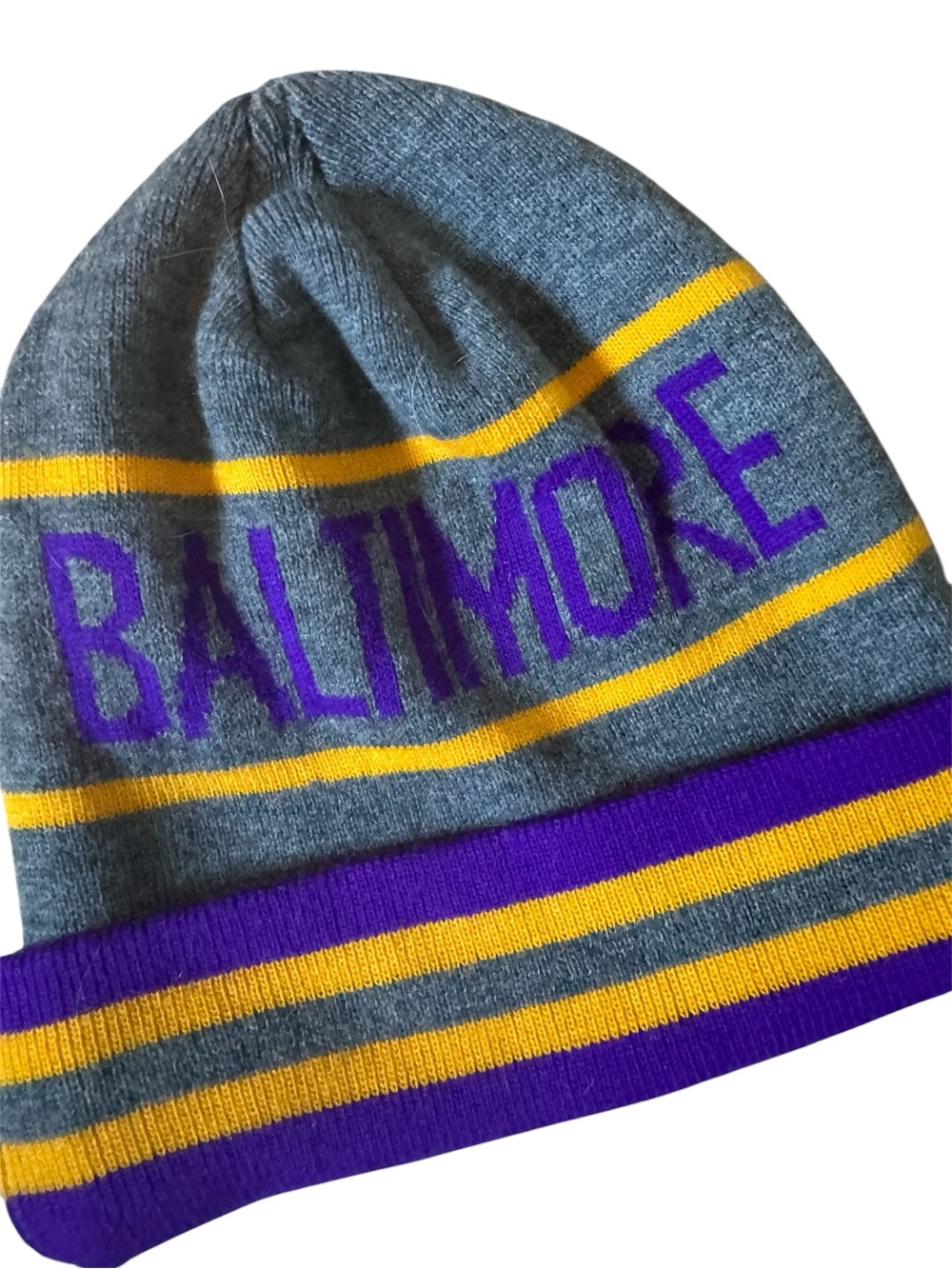 🏈NWOT Baltimore Ravens NFL Beanie Fall Hat OSFM